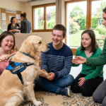 image mediation chien personne handicap